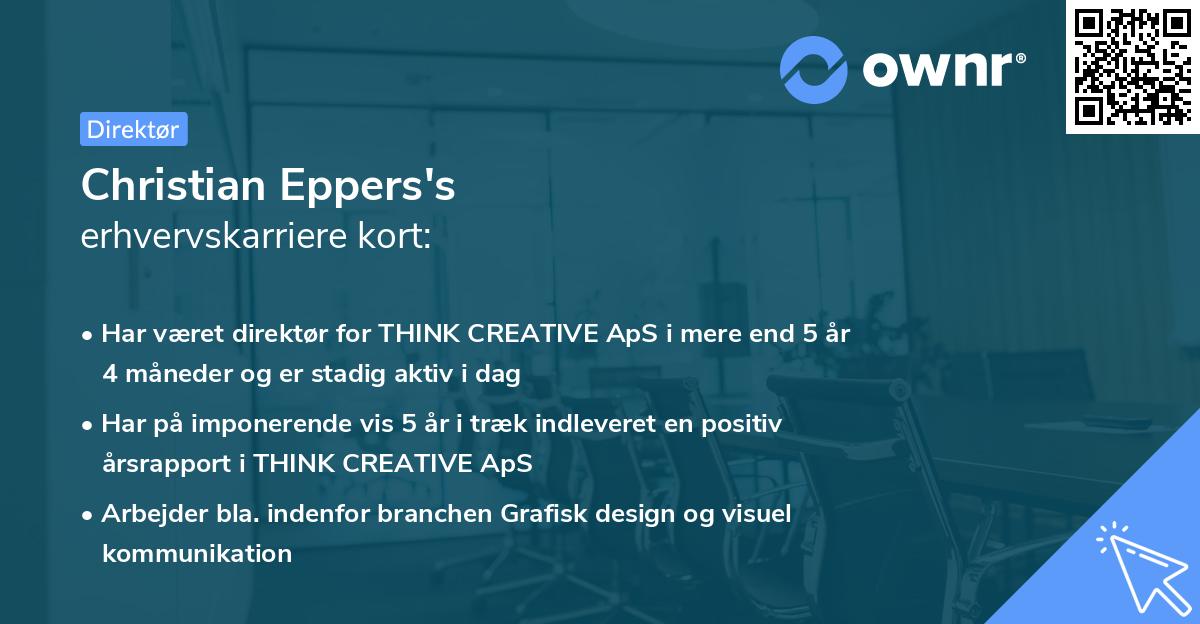 Christian Eppers's erhvervskarriere kort