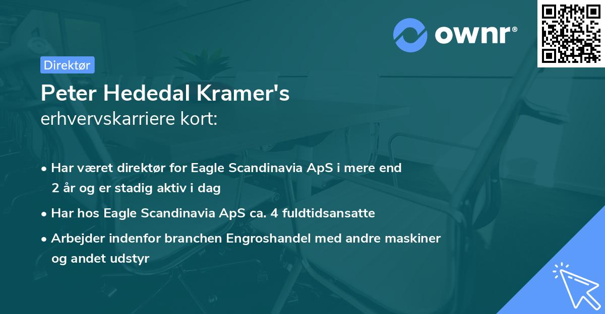 Peter Hededal Kramer's erhvervskarriere kort