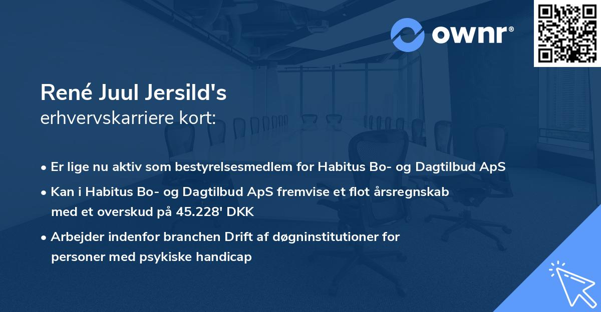 René Juul Jersild's erhvervskarriere kort