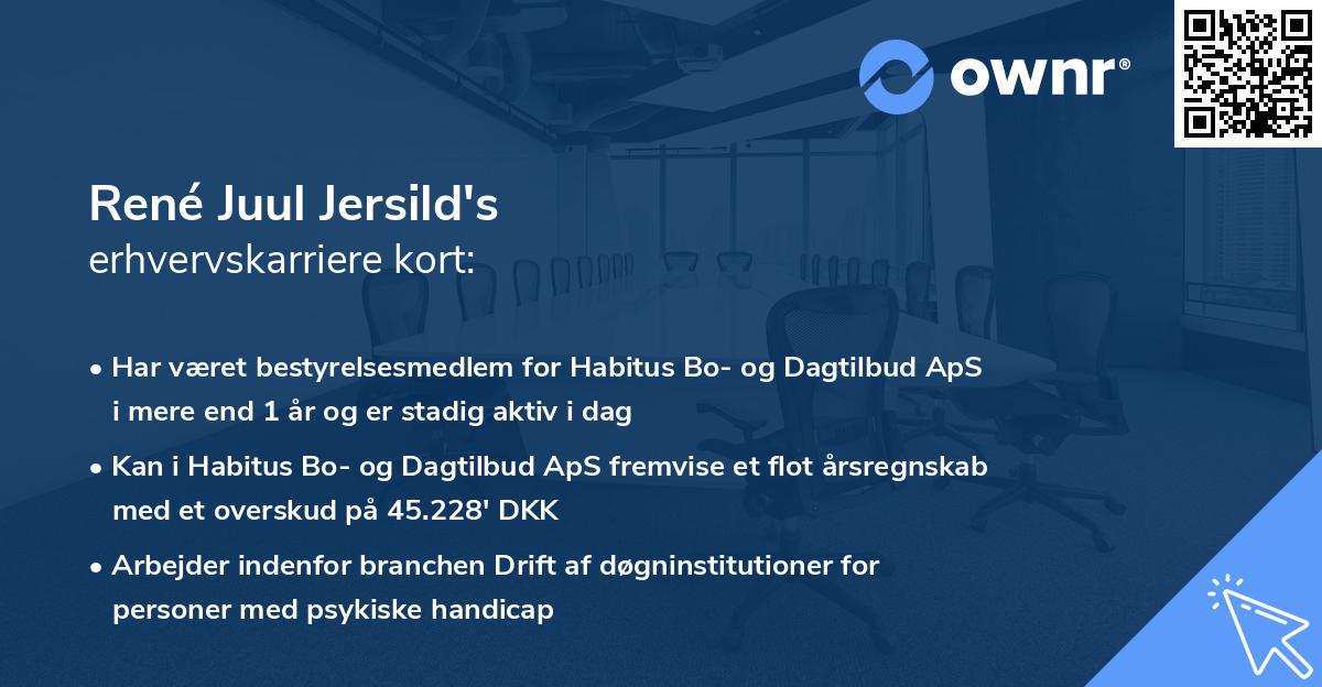 René Juul Jersild's erhvervskarriere kort