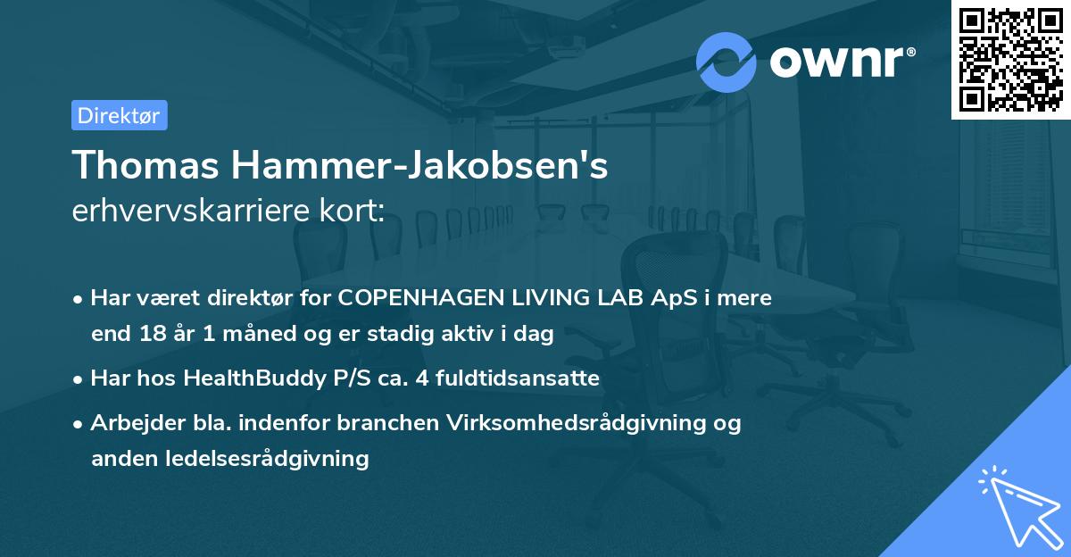 Thomas Hammer-Jakobsen's erhvervskarriere kort