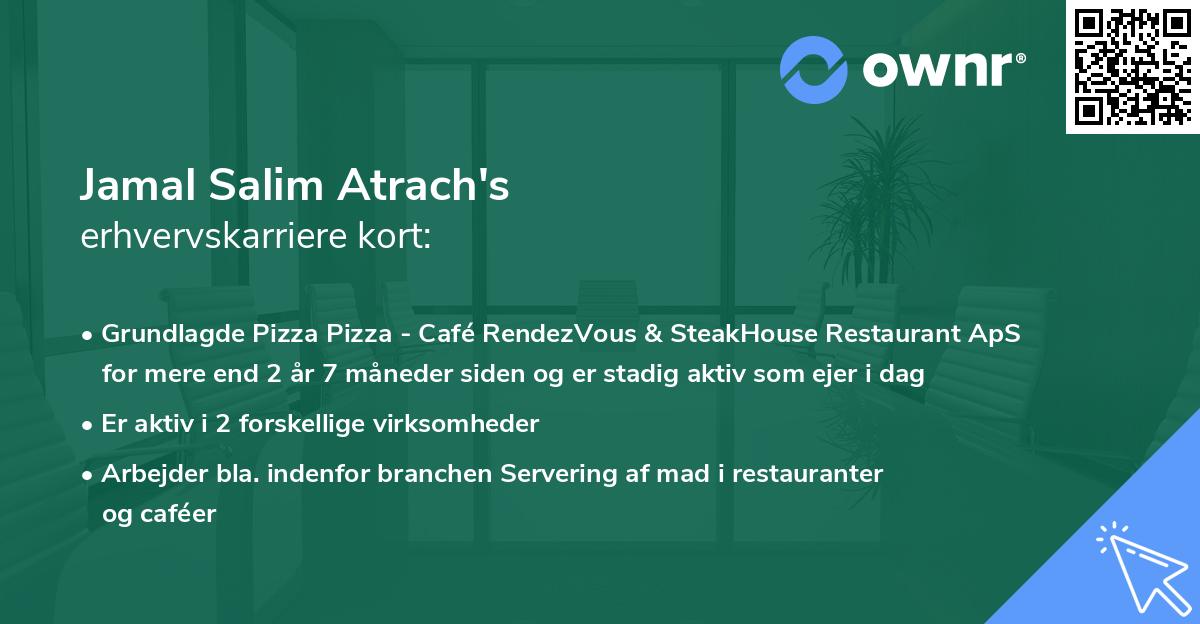 Jamal Salim Atrach's erhvervskarriere kort