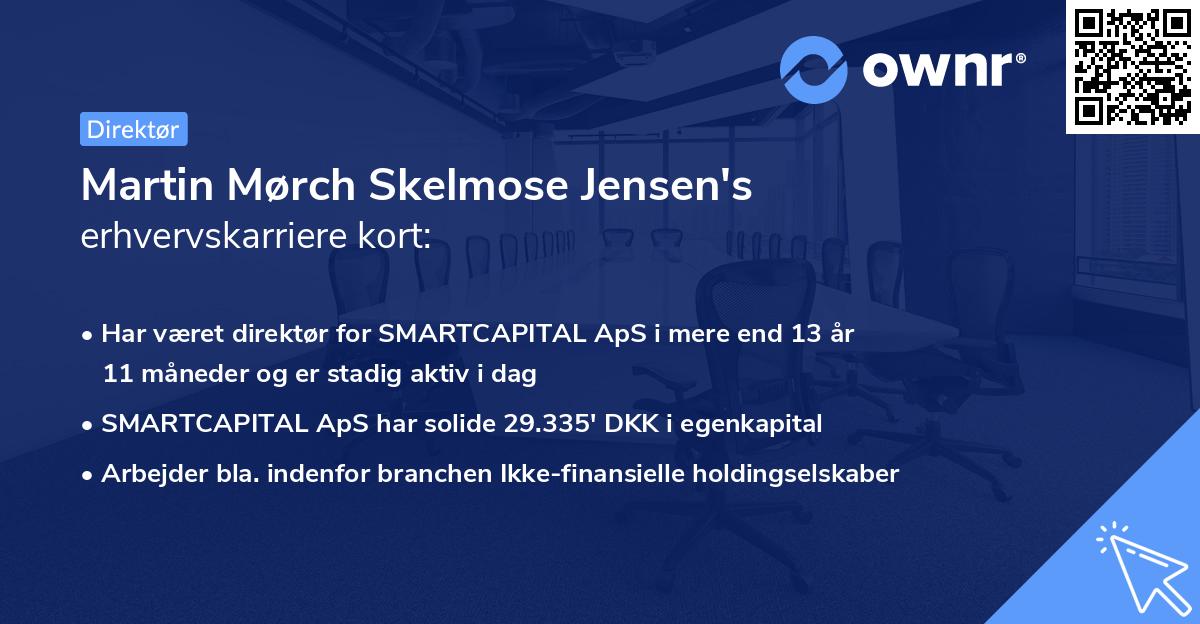 Martin Mørch Skelmose Jensen's erhvervskarriere kort