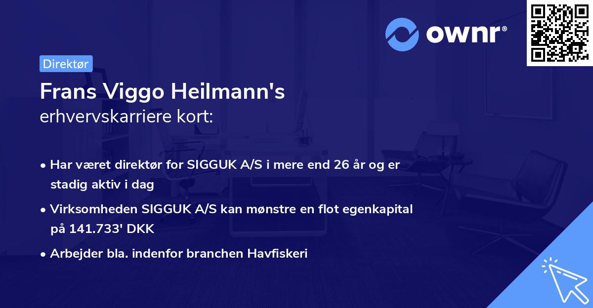 Frans Viggo Heilmann's erhvervskarriere kort