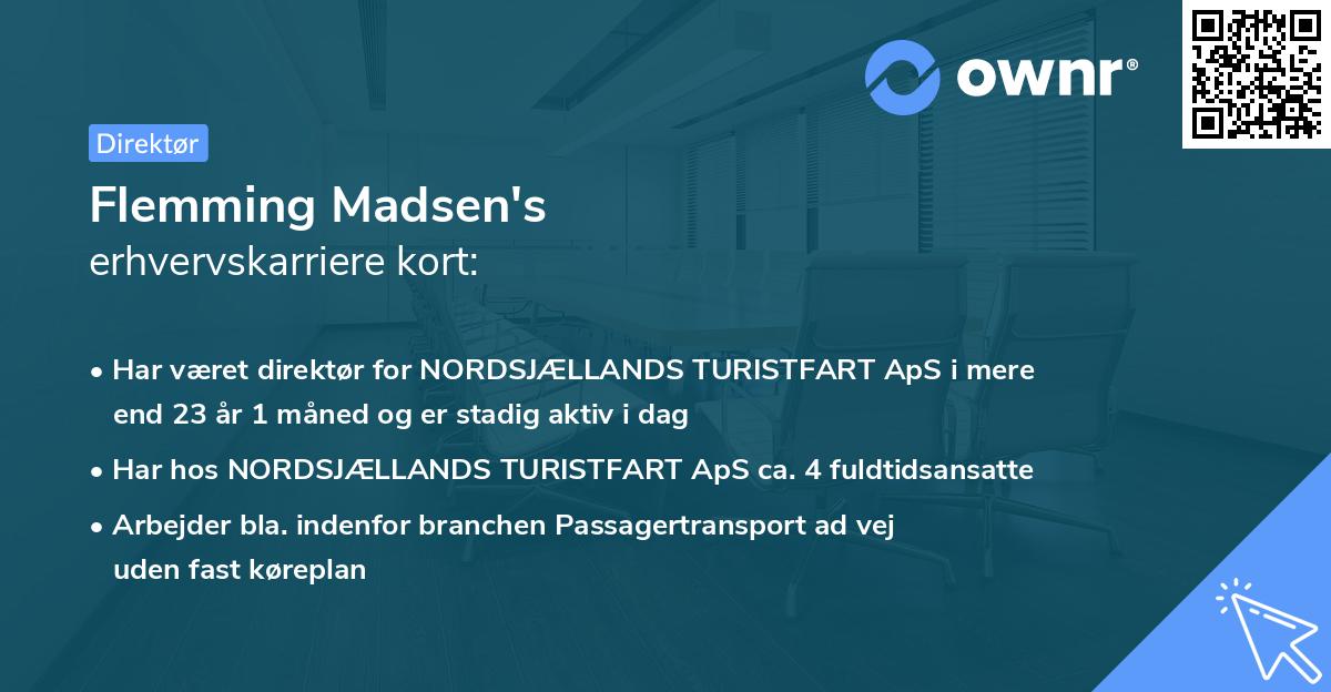 Flemming Madsen's erhvervskarriere kort