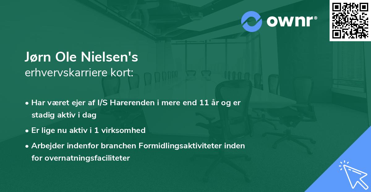 Jørn Ole Nielsen's erhvervskarriere kort