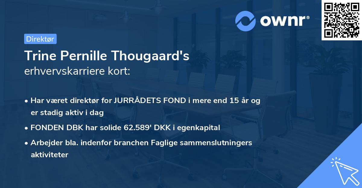 Trine Pernille Thougaard's erhvervskarriere kort