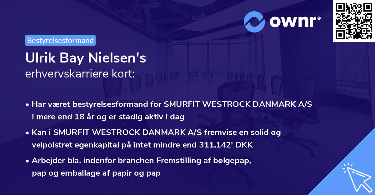 Ulrik Bay Nielsen's erhvervskarriere kort