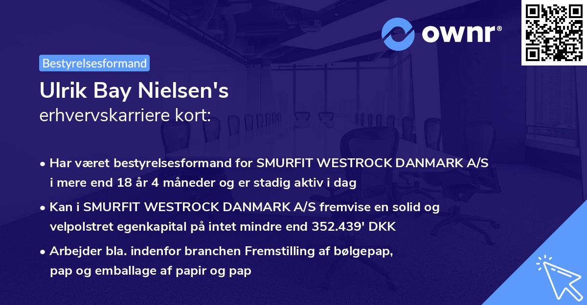 Ulrik Bay Nielsen's erhvervskarriere kort