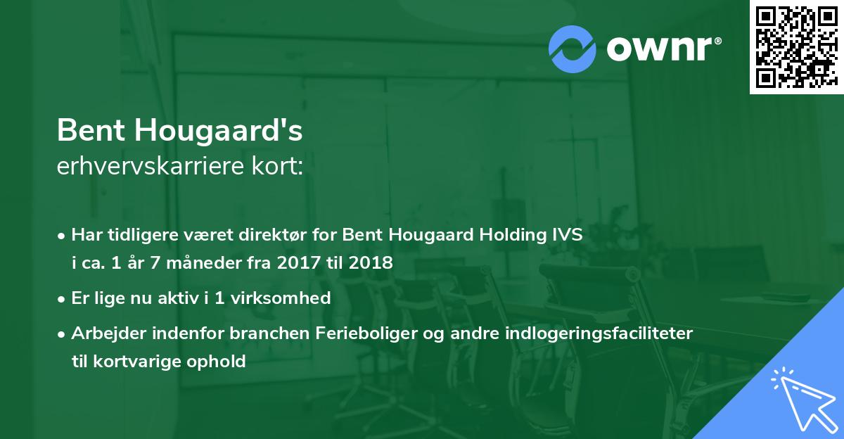 Bent Hougaard's erhvervskarriere kort