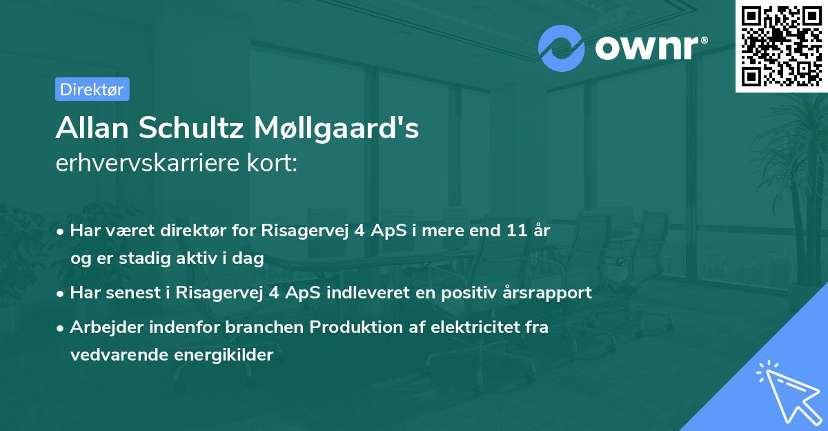 Allan Schultz Møllgaard's erhvervskarriere kort