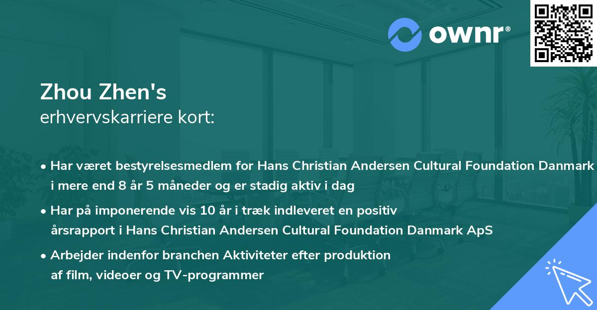 Zhou Zhen's erhvervskarriere kort
