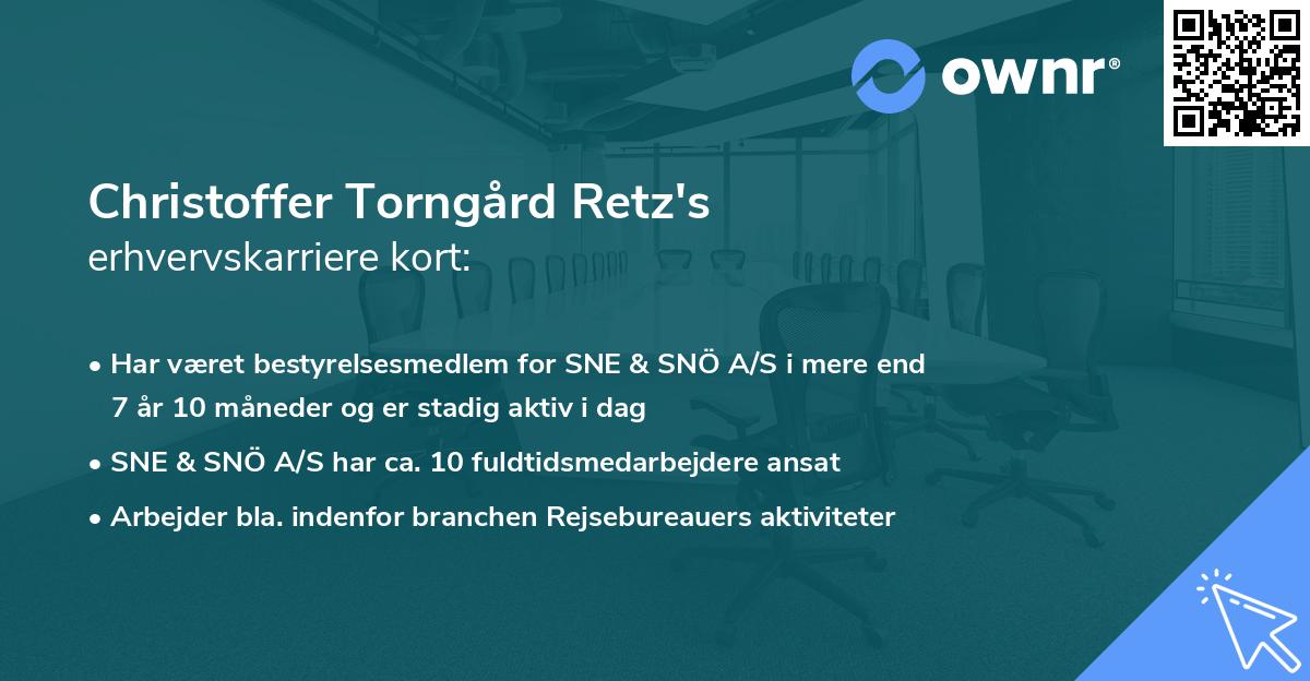 Christoffer Torngård Retz's erhvervskarriere kort