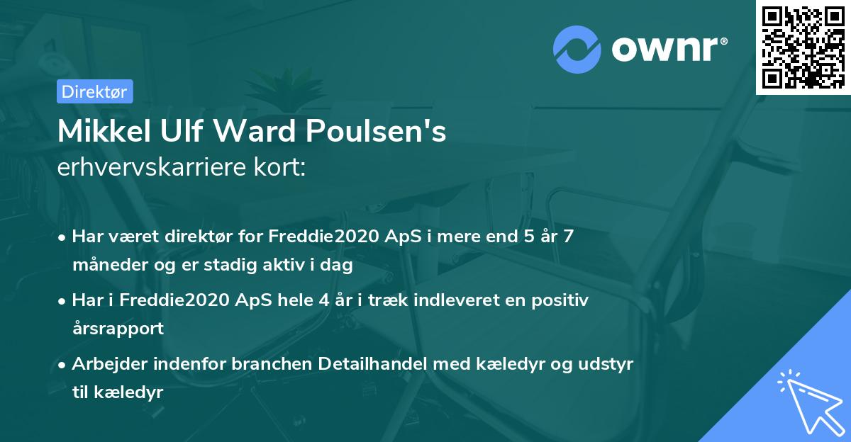 Mikkel Ulf Ward Poulsen's erhvervskarriere kort