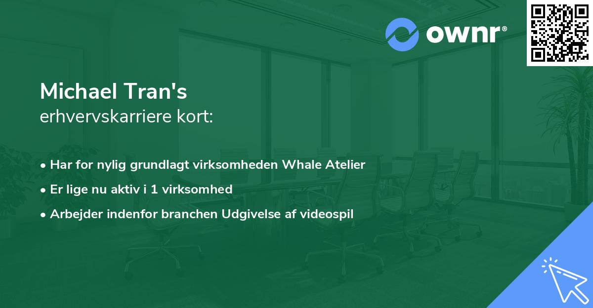 Michael Tran's erhvervskarriere kort
