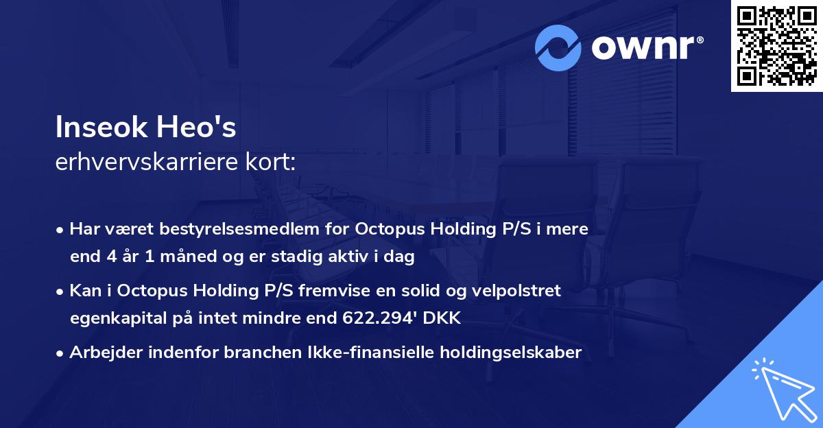 Inseok Heo's erhvervskarriere kort