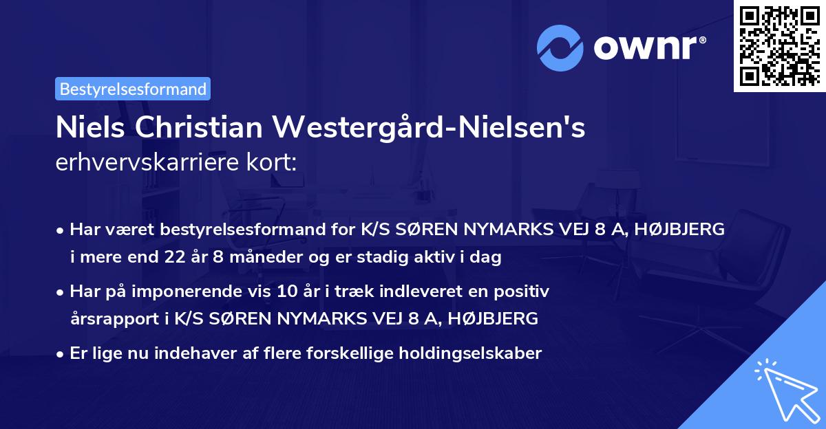 Niels Christian Westergård-Nielsen's erhvervskarriere kort