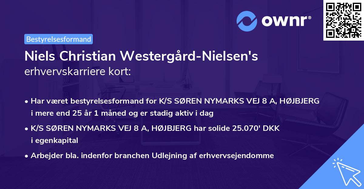 Niels Christian Westergård-Nielsen's erhvervskarriere kort