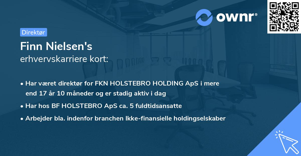 Finn Nielsen's erhvervskarriere kort