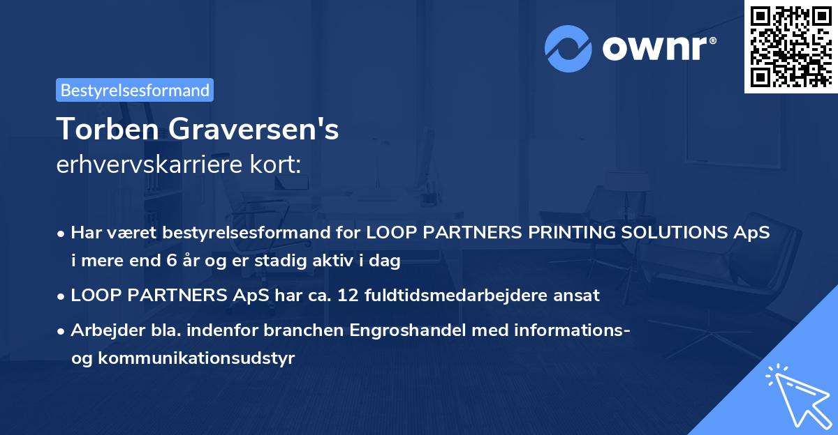 Torben Graversen's erhvervskarriere kort