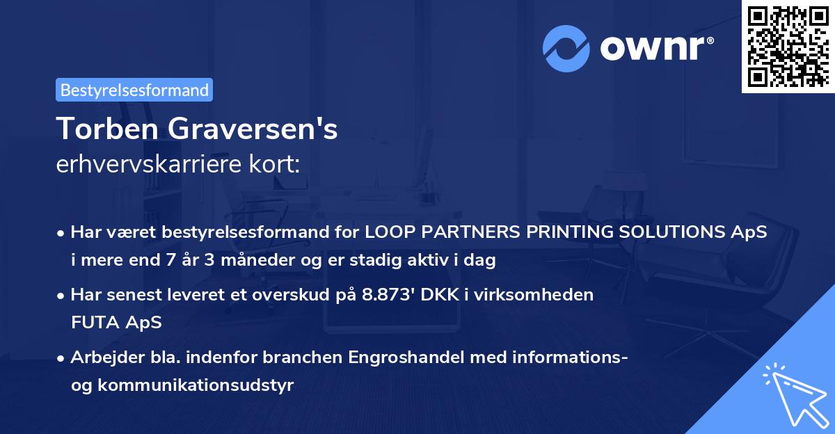 Torben Graversen's erhvervskarriere kort