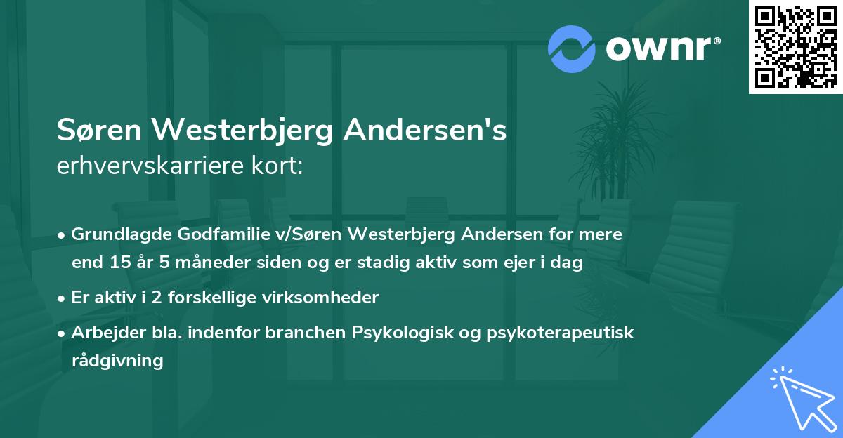 Søren Westerbjerg Andersen's erhvervskarriere kort
