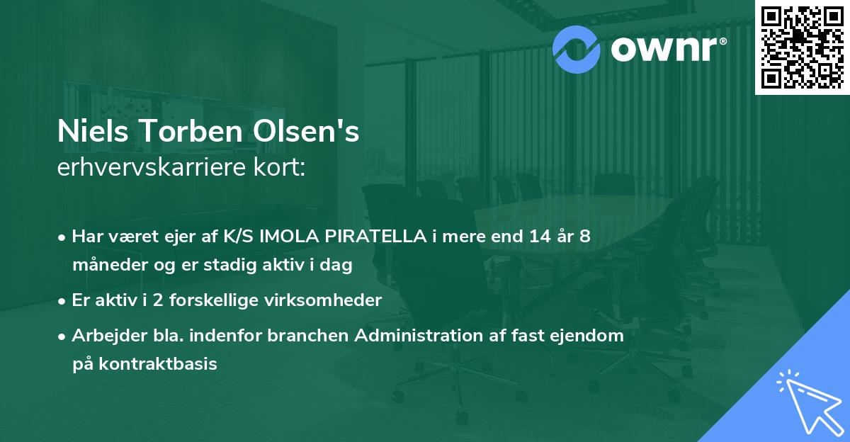 Niels Torben Olsen's erhvervskarriere kort