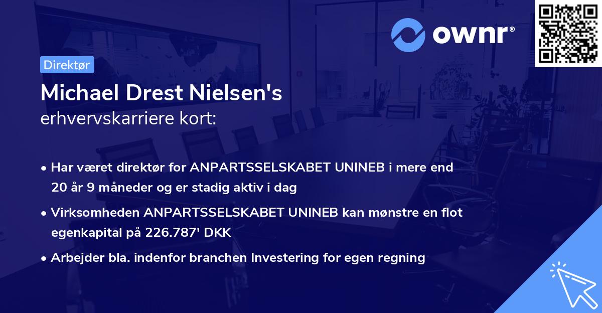 Michael Drest Nielsen's erhvervskarriere kort