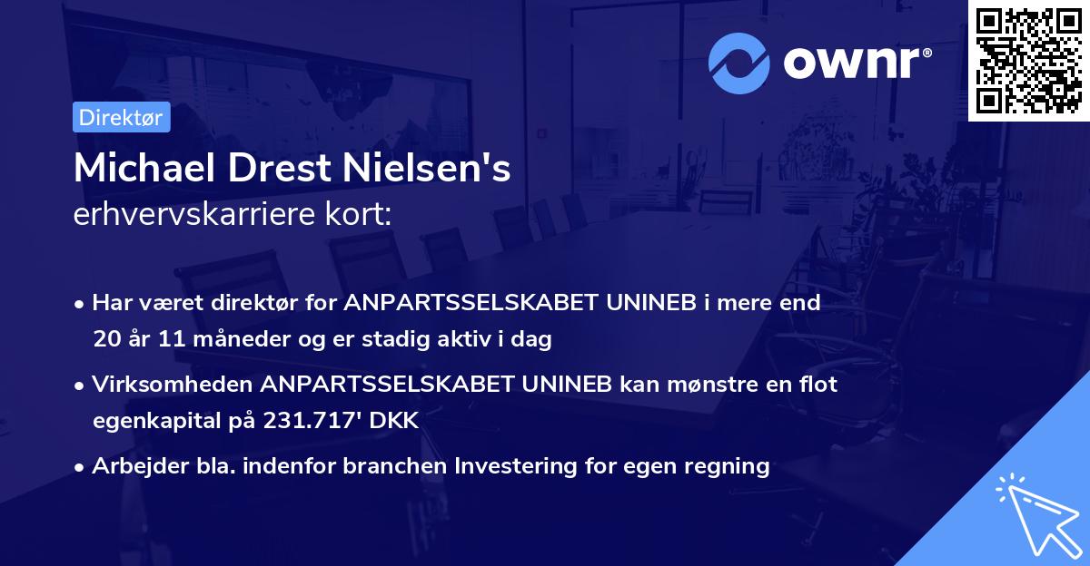 Michael Drest Nielsen's erhvervskarriere kort
