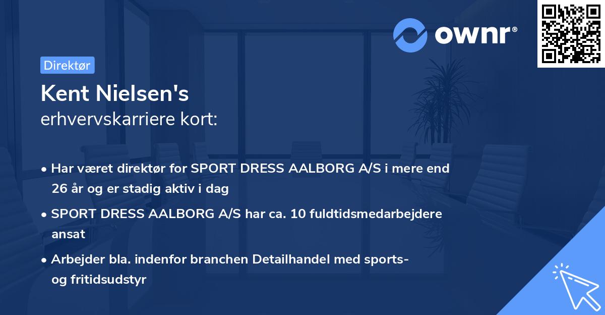 Kent Nielsen's erhvervskarriere kort
