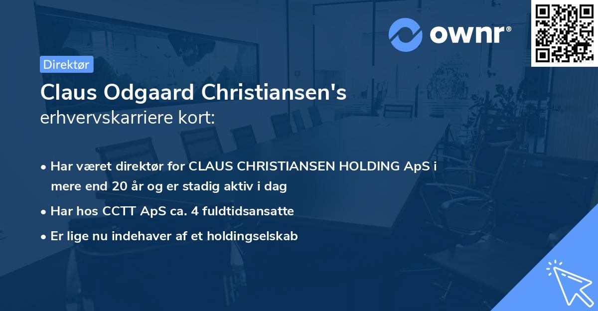 Claus Odgaard Christiansen's erhvervskarriere kort