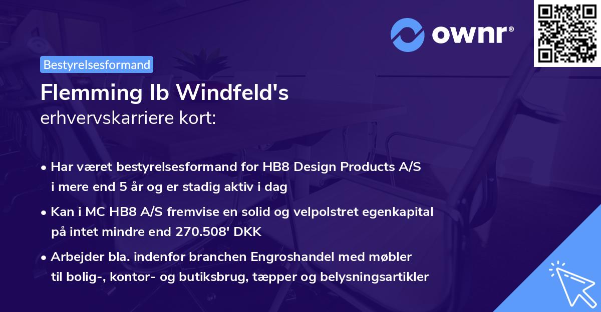 Flemming Ib Windfeld's erhvervskarriere kort