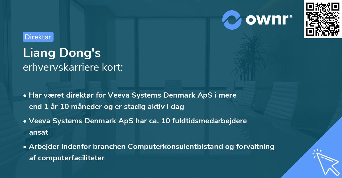 Liang Dong's erhvervskarriere kort