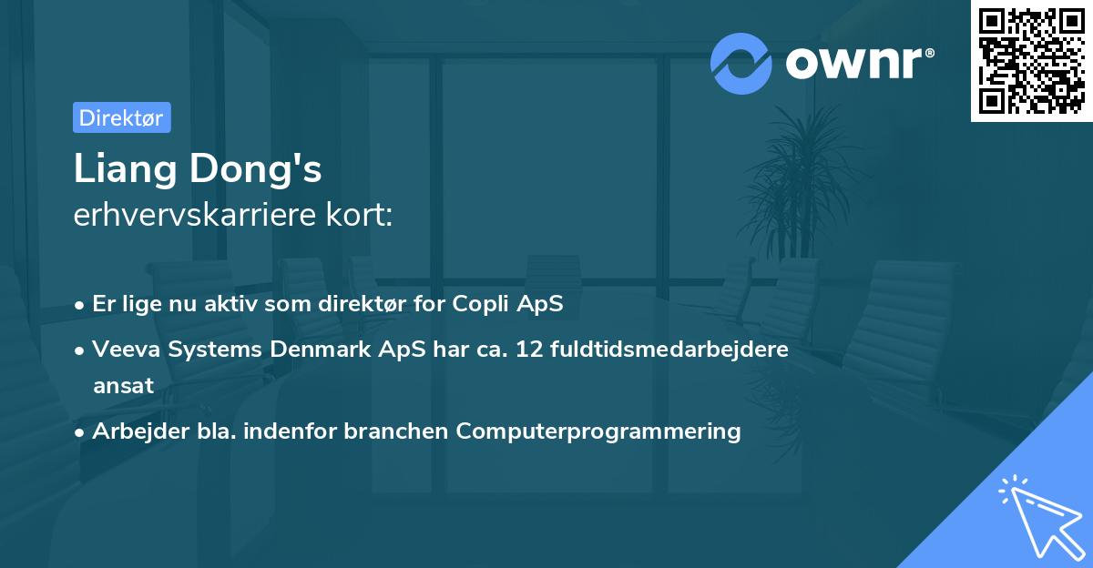 Liang Dong's erhvervskarriere kort