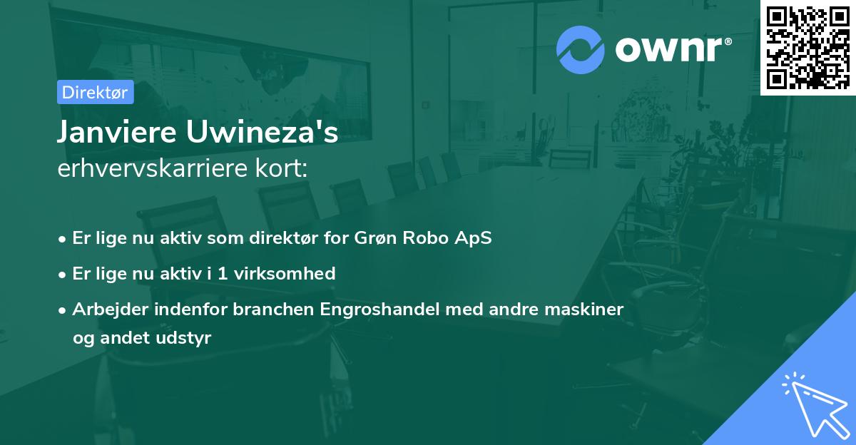 Janviere Uwineza's erhvervskarriere kort