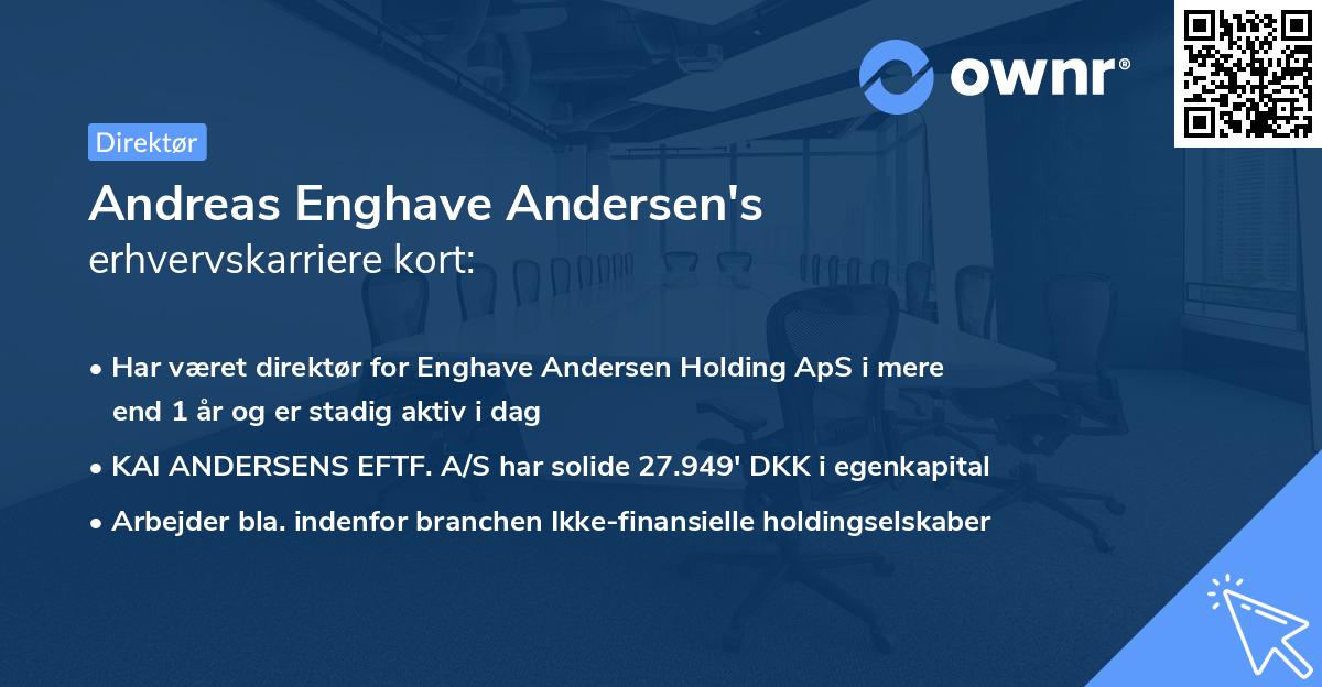 Andreas Enghave Andersen's erhvervskarriere kort