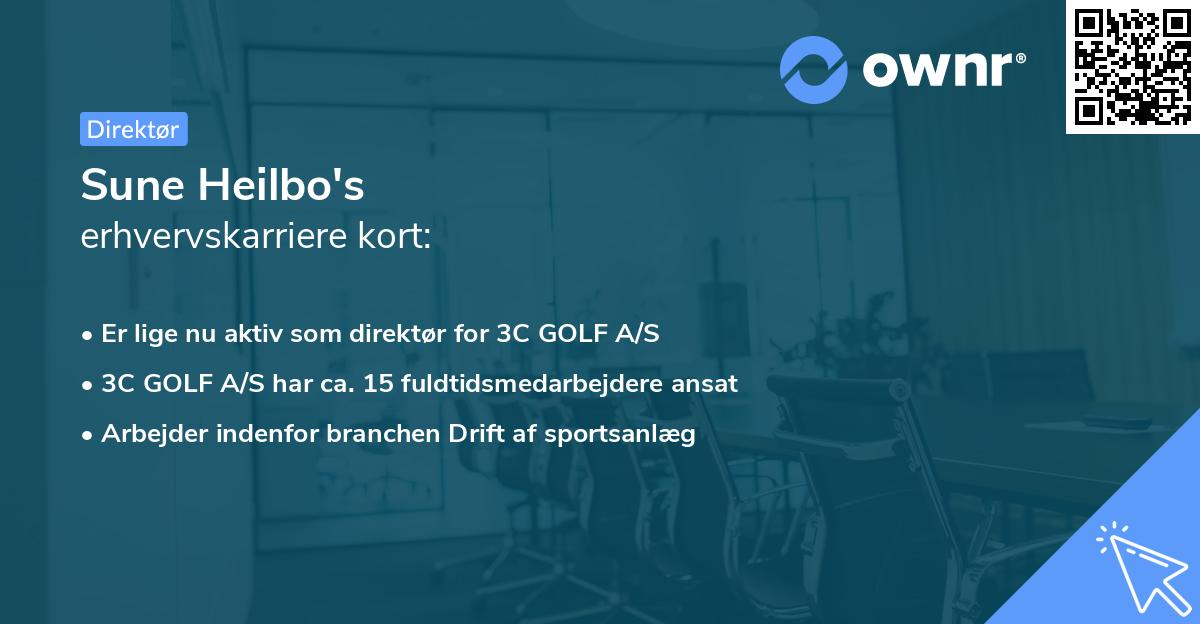 Sune Heilbo's erhvervskarriere kort