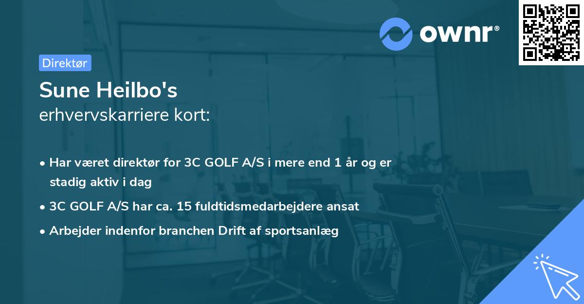 Sune Heilbo's erhvervskarriere kort