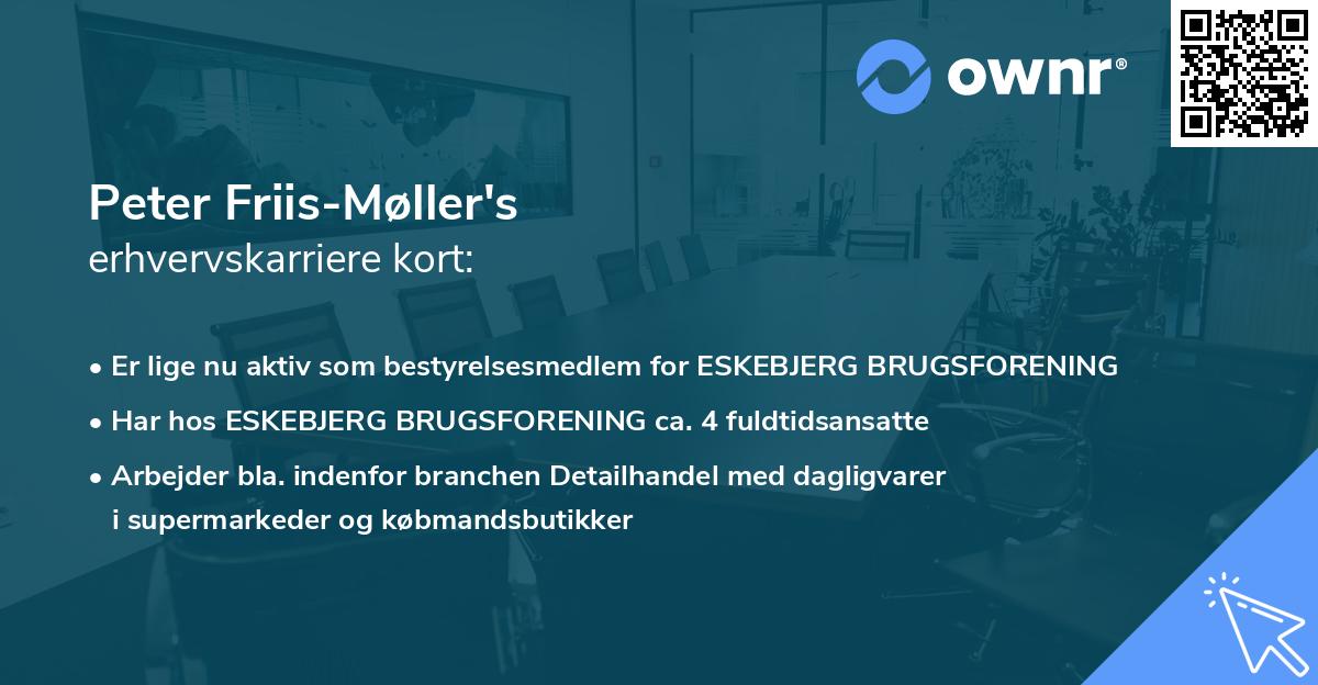 Peter Friis-Møller's erhvervskarriere kort