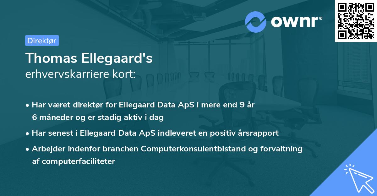 Thomas Ellegaard's erhvervskarriere kort