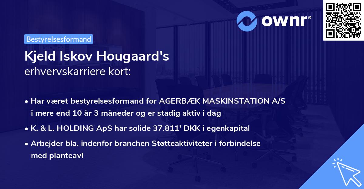 Kjeld Iskov Hougaard's erhvervskarriere kort