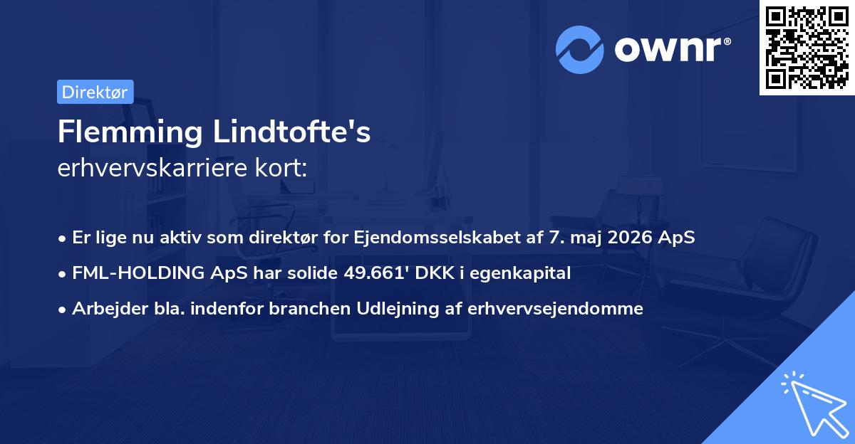 Flemming Lindtofte's erhvervskarriere kort