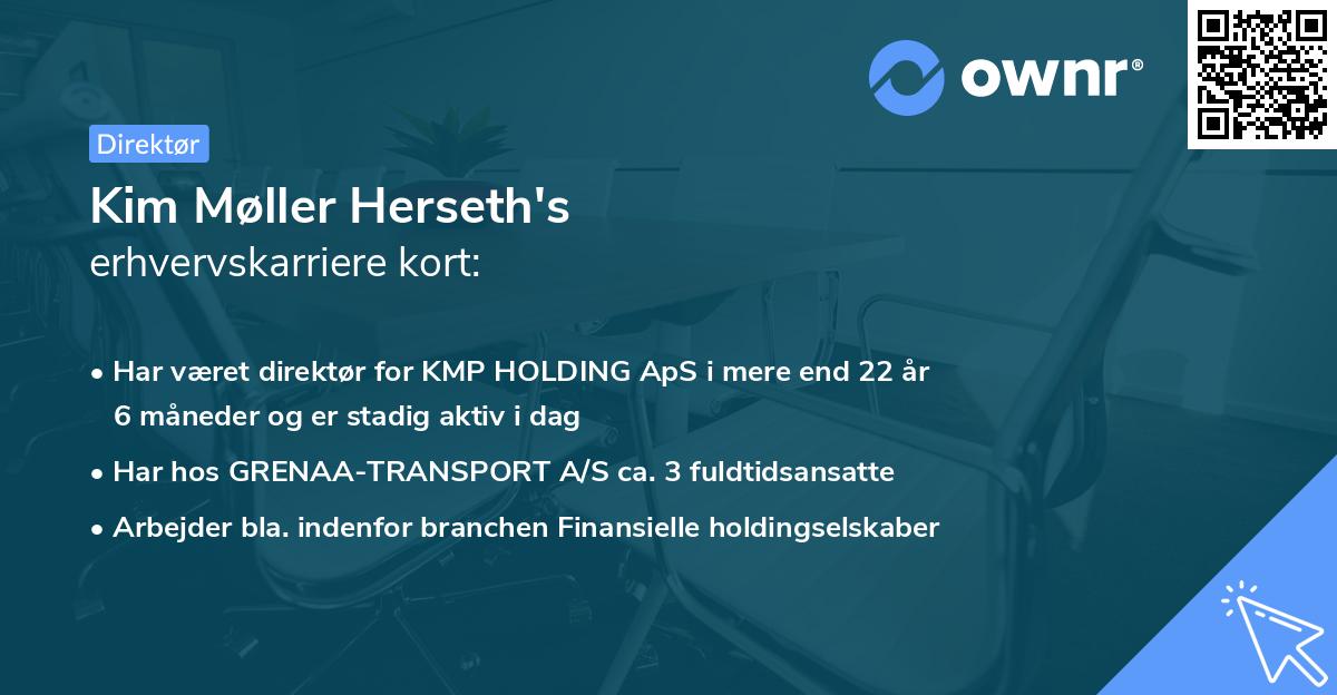 Kim Møller Herseth's erhvervskarriere kort