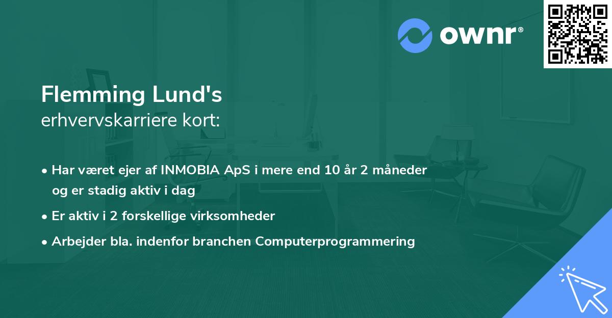 Flemming Lund's erhvervskarriere kort