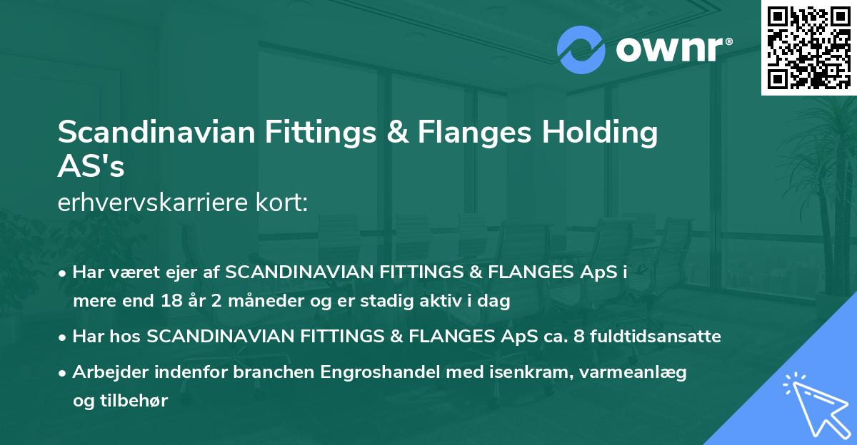 Scandinavian Fittings & Flanges Holding AS's erhvervskarriere kort