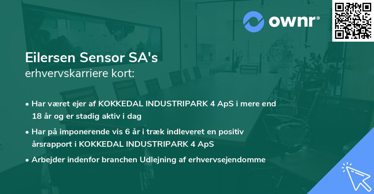 Eilersen Sensor SA's erhvervskarriere kort