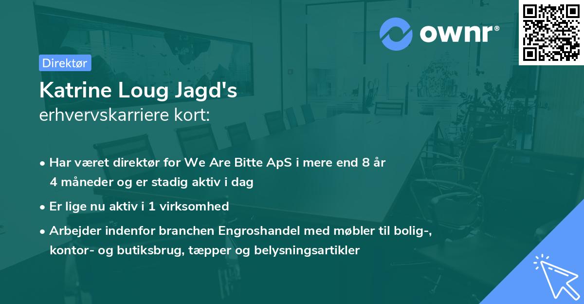 Katrine Loug Jagd's erhvervskarriere kort