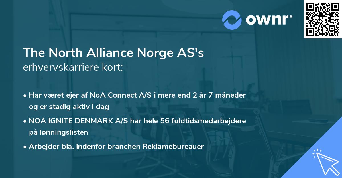 The North Alliance Norge AS's erhvervskarriere kort