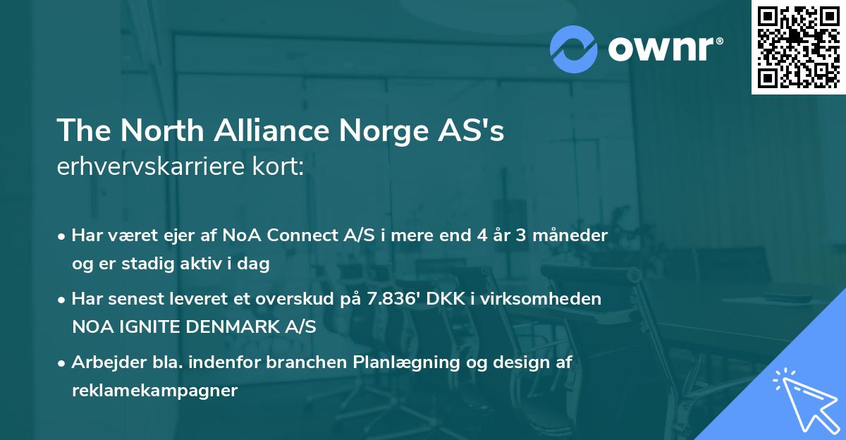 The North Alliance Norge AS's erhvervskarriere kort