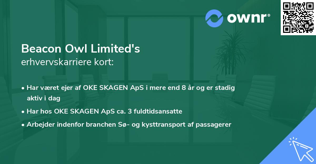 Beacon Owl Limited's erhvervskarriere kort